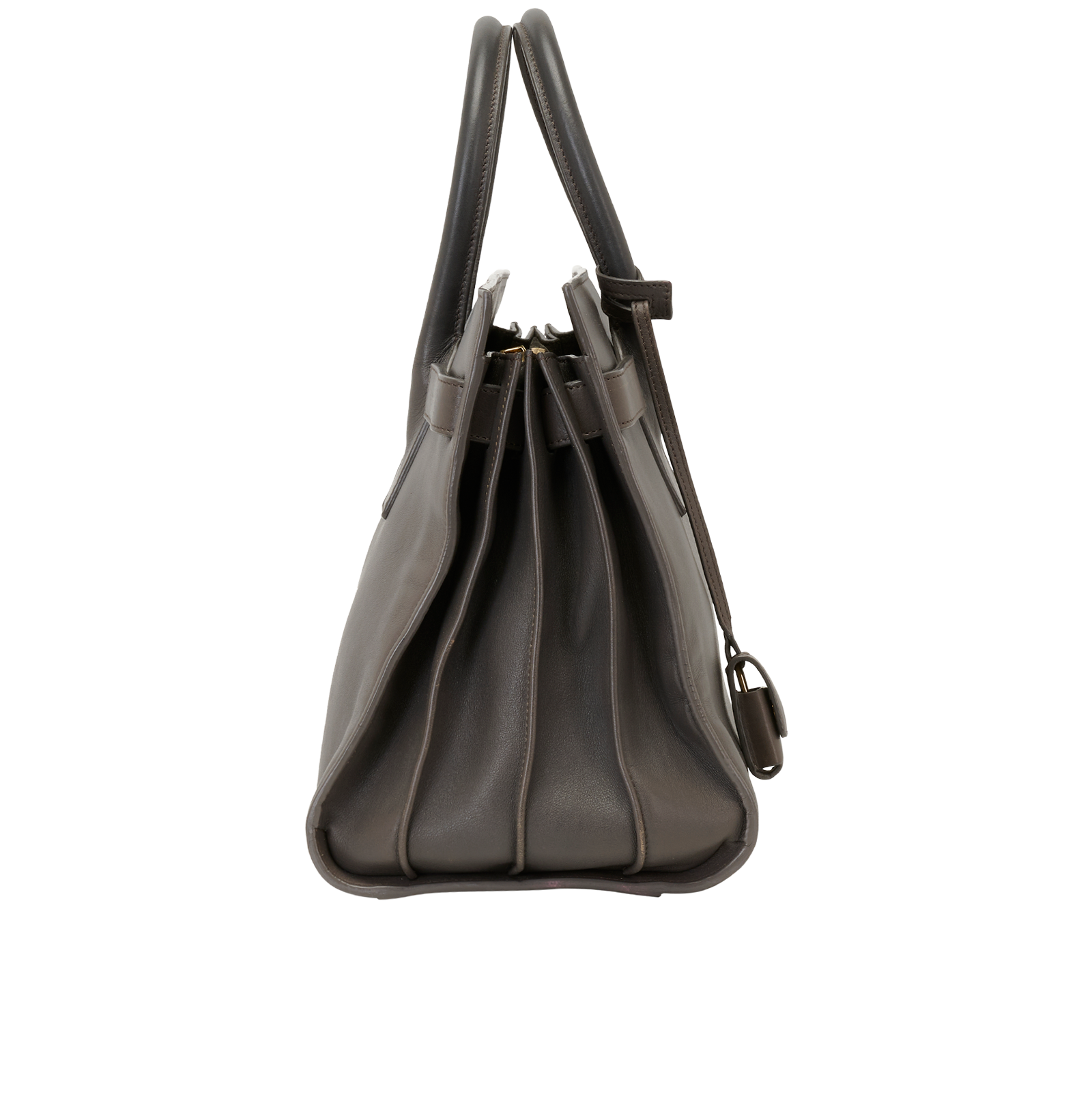 Small Sac De Jour, &pound;650, Handbags, Grey, Leather, Side view